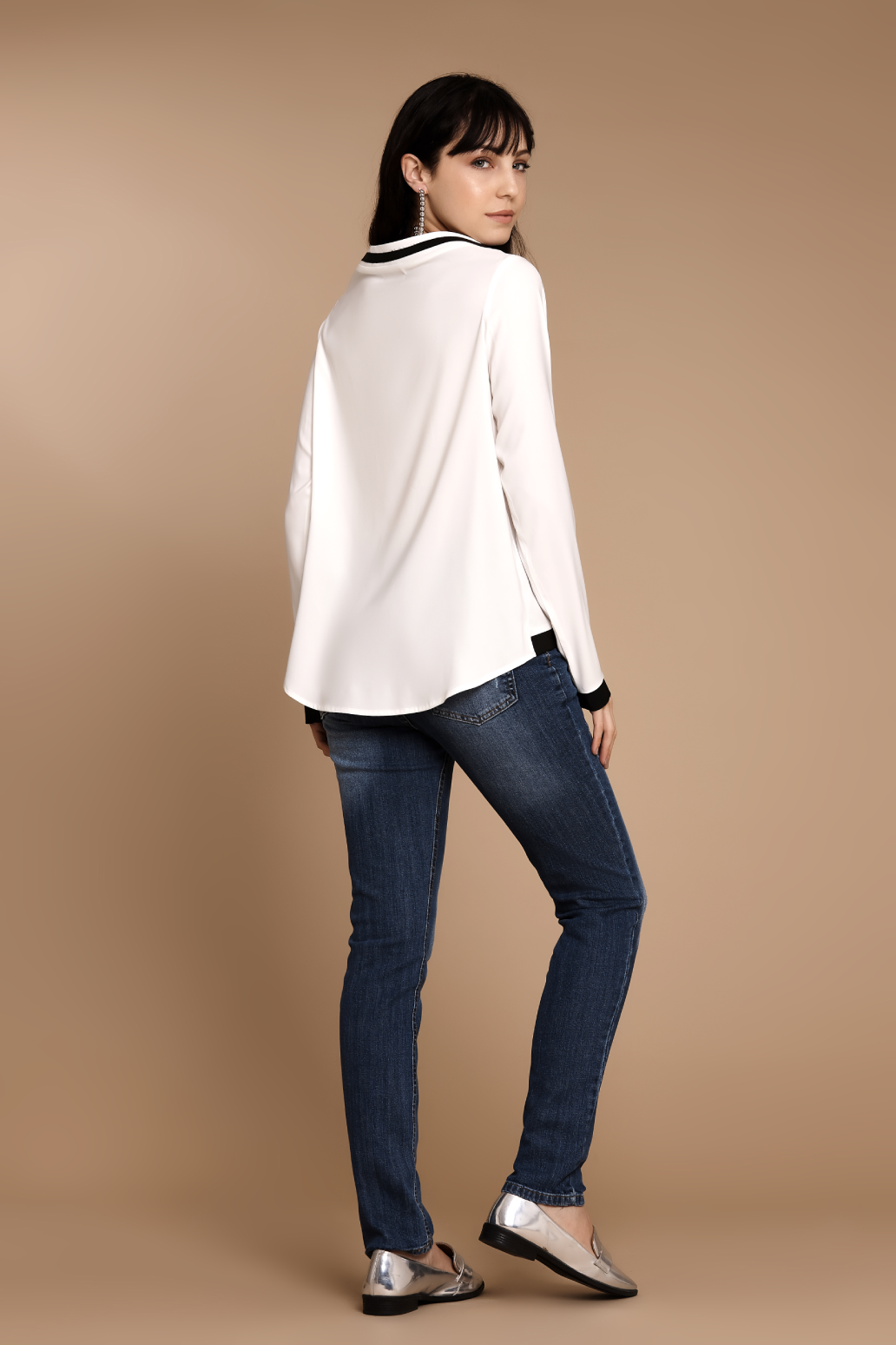 Practory Voltada Para Mulher Sofisticada E Elegante Bl Blusa